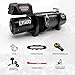 SINOKING 13500 lb Electric Winch for Jeep, Truck, SUV, Trailer Winch & Boat Winch – Heavy Duty Synthetic Rope 12V Winch, Waterproof Towing Winch with Wireless and Wired Remote