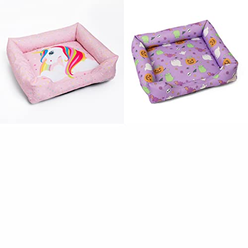 Caminha Cama Pet para Cachorro e Gato Tamanho G com zíper Lavavel Fundo Emborrachado Super Macia Est