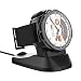 MoKo Charger Dock for Ticwatch Pro Watch, Portable Replacement Charging Stand Adapter Station Cradle Holder with USB Cable - Black