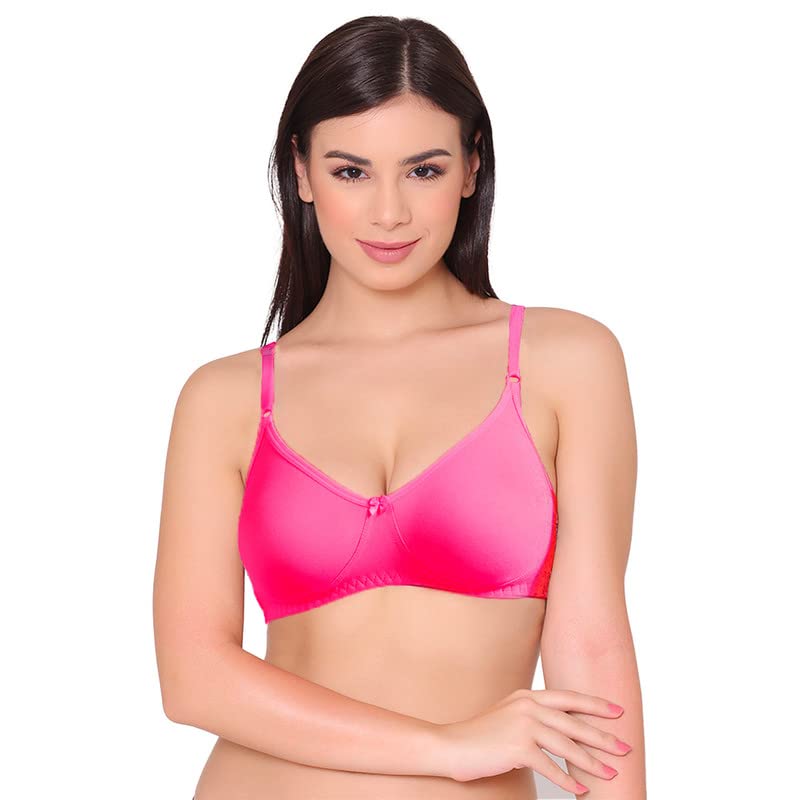 Women's Polycotton Non Padded Non-Wired Regular Bra (BR018)-image-20