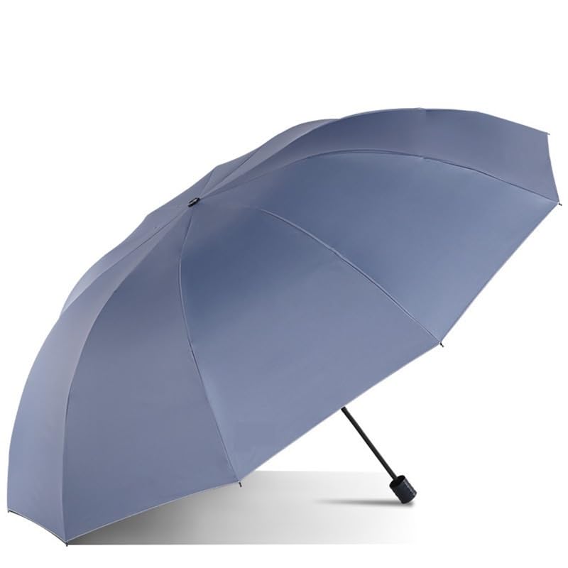 RENEESME Umbrellas for Rain Reinforced Umbrella Business Folding Umbrella Large Double Umbrella Strong Umbrella for Wind and Rain(Color:A)