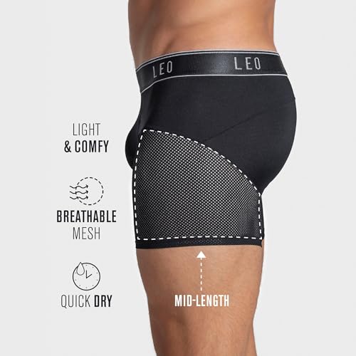 LEO Advanced Mesh Boxer Briefs - Breathable Mens Underwear2