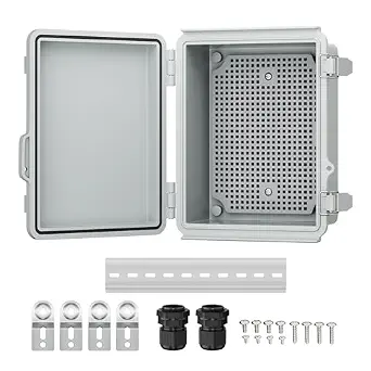 Joinfworld Outdoor Waterproof Electrical Box 8.7x6.7x4.3 inches