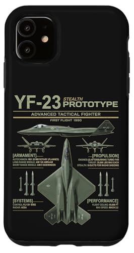 YF-23 �X�e���X�퓬�@ �~���^���[ �W�F�b�g�d�l �C���t�H�O���t�B�b�N �I���[�u �X�}�z�P�[�X iPhone 11 �p