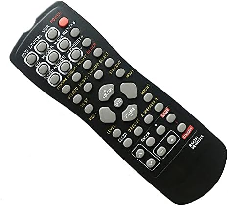 AULCMEET RAV315 Telecomando Di Ricambio Per Yamaha A/V Receiver - Sostituisce WN22730EU, Compatibile Con HTR-6180, HTR-6190, RX-V363, YHT-390 E Molti Altri Modelli - 3