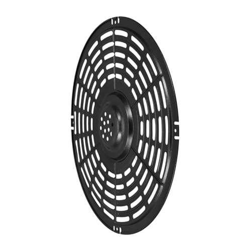 HAMPPLIES Placa Parrilla Redonda Repuesto Freidora Aire Antiadherente Fácil Limpieza Compatible para Cocinar Vegetales Pescado y Pollo