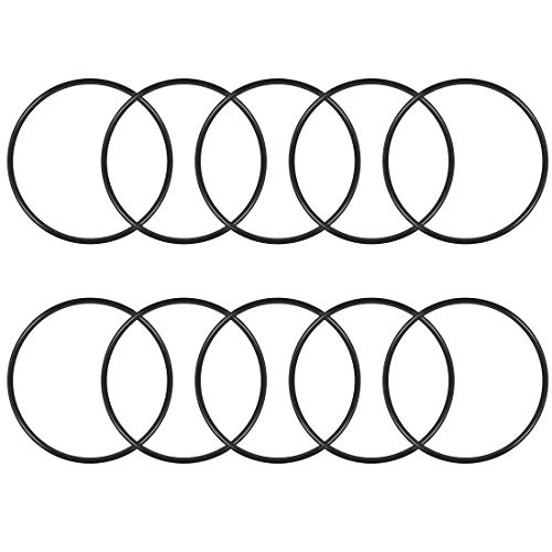 sourcingmap Lot de 10 joints toriques en caoutchouc nitrile 78 mm Diamètre extérieur 73,2 mm ID 2,4 mm Largeur