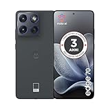 Motorola edge 70 con 3 anni di garanzia(8/256GB, Tripla 50MP, selfie 50MP, ultra sottile 5.99mm, 4800mAh Silicon-Carbon, Display 6.67" Super HD 120Hz, TurboPower 68W, Android 16) PANTONE Gadget Grey