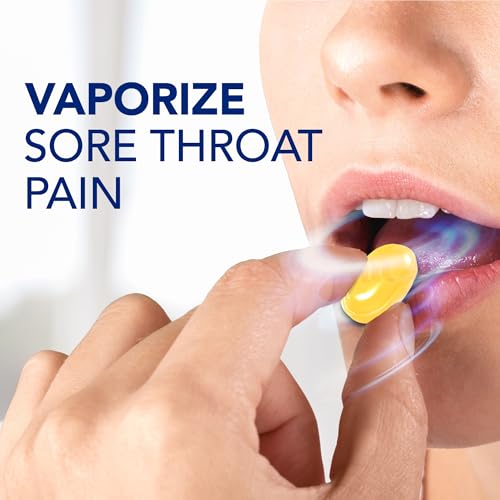 Vicks VapoCOOL Severe Medicated Sore Throat Drops, Fast-Acting Max Strength Relief, Soothes Sore Throat Caused by Cough, Powerful Vapors, Menthol, Honey Lemon Chill, 70 Count - image 5