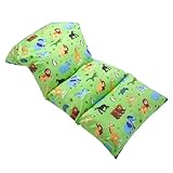 Wildkin Kids Floor Lounger – Pillow Lounger, Travel-Friendly, Ideal for Sleepovers, Fits Standard Pillows - Wild Animals