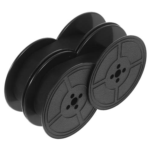 GRIRIW 2 Piezas Cinta De Máquina De Escribir Máquina De Escribir Eléctrica Accesorios para Maquinas De Escribir Máquina De Escribir Tradicional Manual Cinta De Escribir Black El Plastico