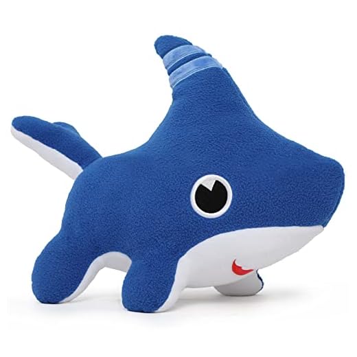 Tezituor Baby Shark Dog Plush Toy, Shark Puppy Stuffed Animal, Shark Dog Toy Stuffed Shark, 15''