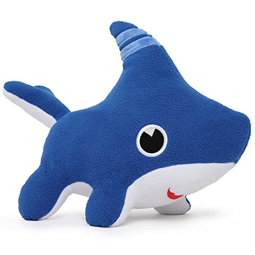 Tezituor Baby Shark Dog Plush Toy, Shark Puppy Stuffed Animal, Shark Dog Toy Stuffed Shark, 15''