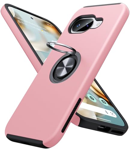 JAME for Google Pixel 9A Case with Ring Stand Shockproof Slim Phone Case