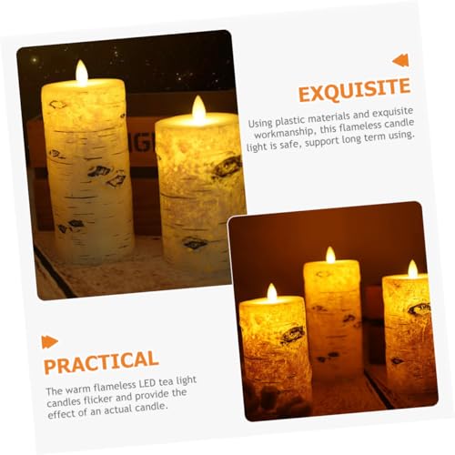 Velas LED sin llama seguras para evitar manchas de cera en el hogar 4