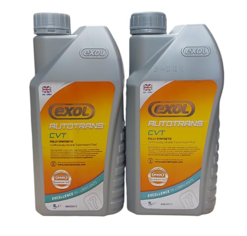 EXOL ATF CVT FLUID 2 x 1 LTR, AUTOMATIC TRANSMISSION OIL FOR CONTINUOUSLY VARIABLE TRANSMISSIONS