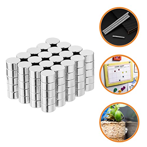 Housoutil 200 Pçs Ímãs Pequenos Redondos Ímãs de Refrigerador Redondo Ímãs de Geladeira 3X2mm Imãs d