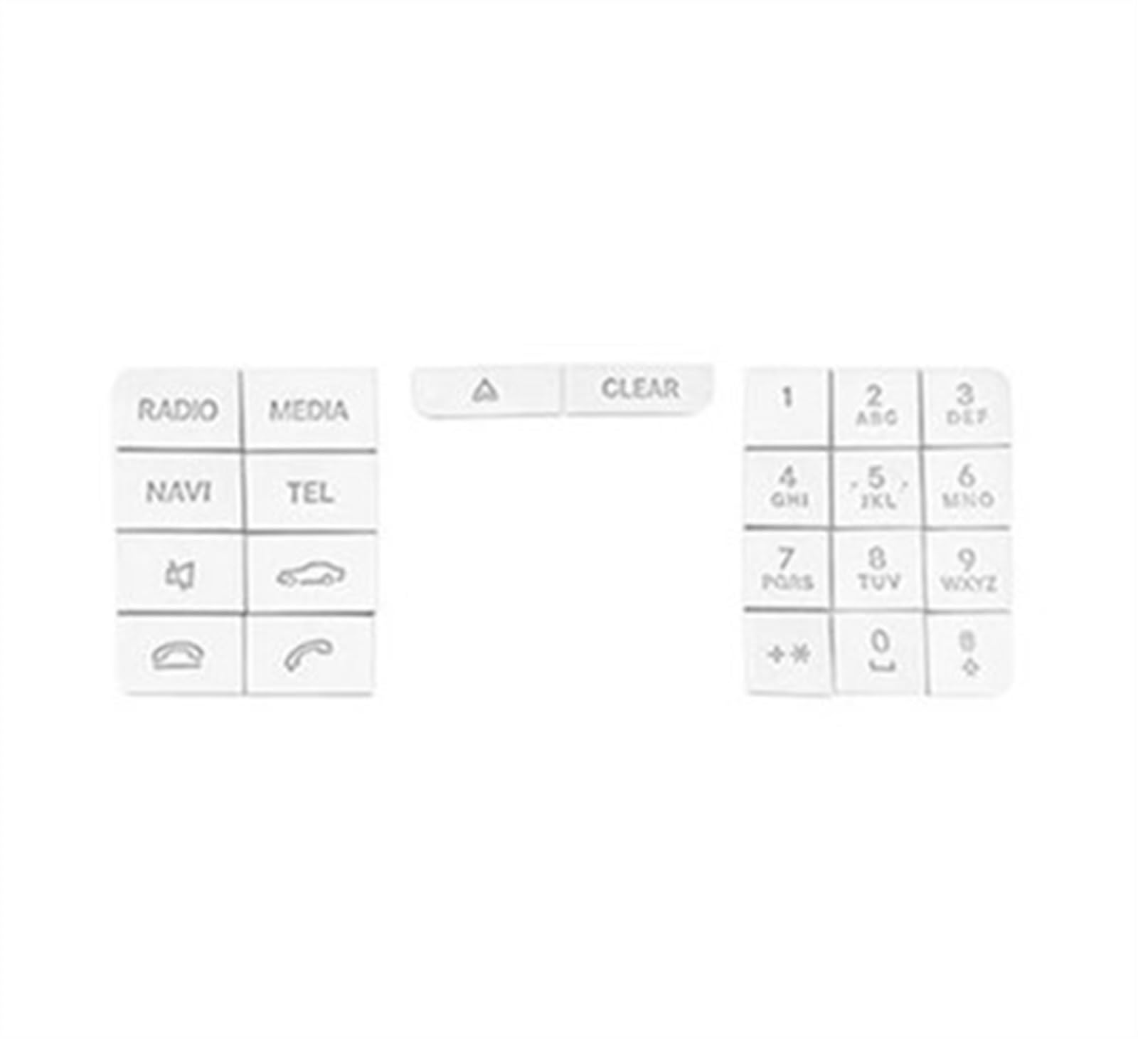 Piwine C Ar Interior Accessory Enter Onsole D Multimedia Buttons Stickers For Benz Gla X156 La 117 A B Lass W176 W246