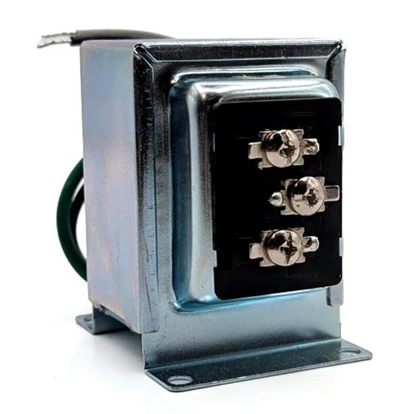 Newhouse Hardware 3040TR Dual-Volt (16V/30VA or 24V/40VA) Wired Doorbell Transformer UL Listed Class 2 Threaded Hub Mount Indoor Low-Voltage Power Supply for Smart Doorbells