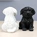 Imagen de Escultura decorativa de bichón frisé de simulación