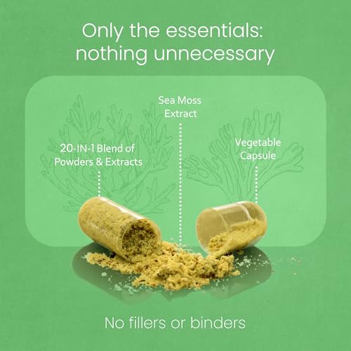 NaturaLife Labs Sea Moss 20-in-1 Capsule Blend (90 ct) — view 4