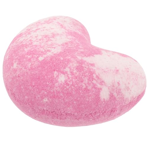 POPETPOP Bomba de Baño Forma de Corazón 40g Pastilla Efervescente Esencia Vegetal de Lavanda Bola de Baño Aromaterapia para Spa y Cuidado Personal Adecuado para Ducha y Relajación