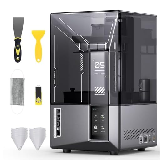 ELEGOO Mars 5 Ultra MSLA Resin 3D Stampante 3D, 9 K 7 pollici, Mono LCD, stampa ad alta velocità 150 mm/h, fotocamera intelligente intelligente, trasmissione WiFi, livellamento automatico, dimensioni