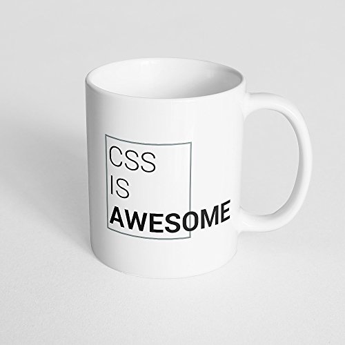 Css Is Awesome Mug - Programmer Coffee Mug - Web Developer Mug - Front End Developer Mug - Full Stack Developer Mug - Html Mug - 11Oz Coffee Mug Cup By Monkey Duo #TOP7