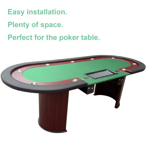 Poker Table Drop Rake Box - Casnio Toke Chip Tip Cash Box With Money Bill Slot Frame for Poker Blackjack Craps Game Tables by YH Poker - Image 6