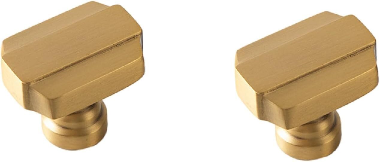 MNGHAYYR Solid Brass Cabinet knobs and Handles Handle 2Pack Full Copper Solid Brass Multicolor 96/128mm Hole(Copper Wire Drawing Length 35mm)