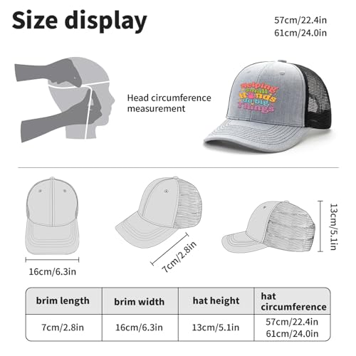 Retros Helping Tiny Humanss Dos Big Things Speds Teacher Fitted Hat for Women Fashionable Athletic Trucker Caps4