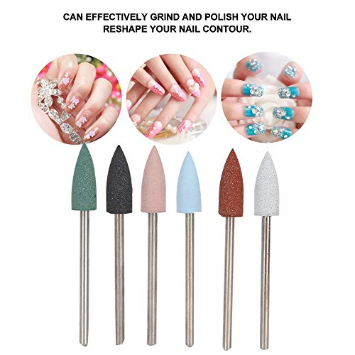 Set de 6 Piezas de Brocas para Taladro de Uñas miniatura 7
