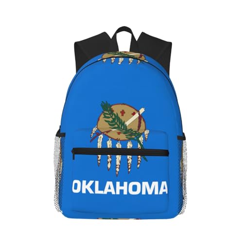 Sac à dos de cours université imprimé Oklahoma State Flag