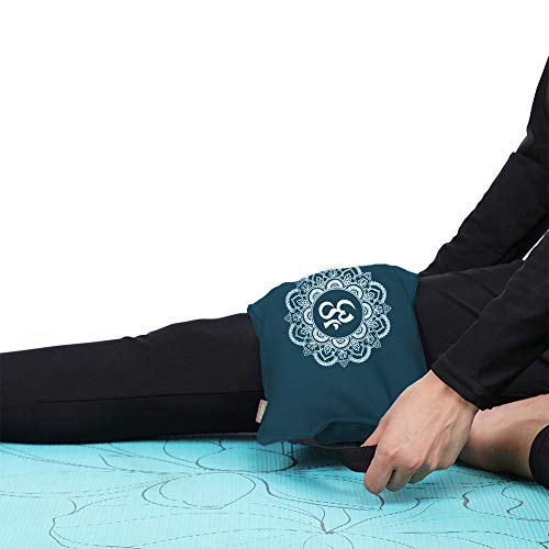 Yoga Sand Bag - Cotton Unfilled For Yoga Weights And Resistance Training, Color- Green, Size- 7.5" X 17" #TOP2