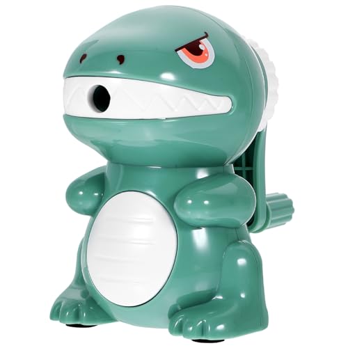 LOORGVEL 恐竜デザイン小型手動筆削り器 安定した製 軽量ポータブル 便利で効率的な学習 オフィス用筆削り器 や学生向け