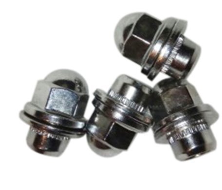 FEILIDAPARTS Zhuliangqiang Wheel Lug Nuts Set Of 4 compatible with Mitsubishi, Dodge, Chrysler