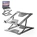 Produktbild Laptop Ständer Halterung Laptop Stand Notebook erhöhung Laptop zubehör Ergonomisch Faltbar Verstellbar für Laptop (10-15 Zoll) kompatibel mit MacBook Pro/Air, Surface, Samsung, HP Dunkelgrau