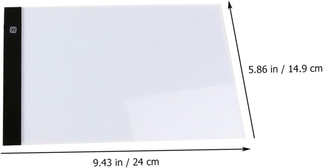 TINEASUR LED Light Box for Tracing with Brightness USB Powered Portable Drawing Board for Artists Painting Sketching and Animation