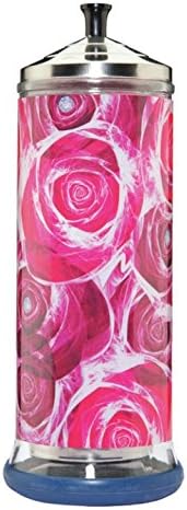 Salon Skins Decorative Barbicide Jar Wrap Rose Garden