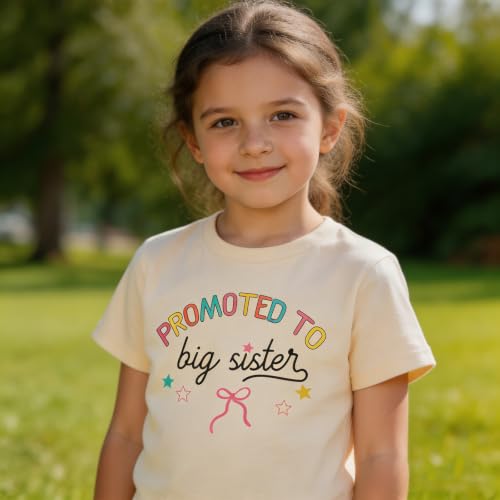 Image of Big Sister Shirt for Toddler Baby Girl Outfits Big Sis Announcement T-Shirt Gifts