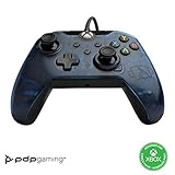 PDP Gaming Wired Controller: Midnight Blue - Xbox Series X|S, Xbox One, PC - Summer 2021 Model