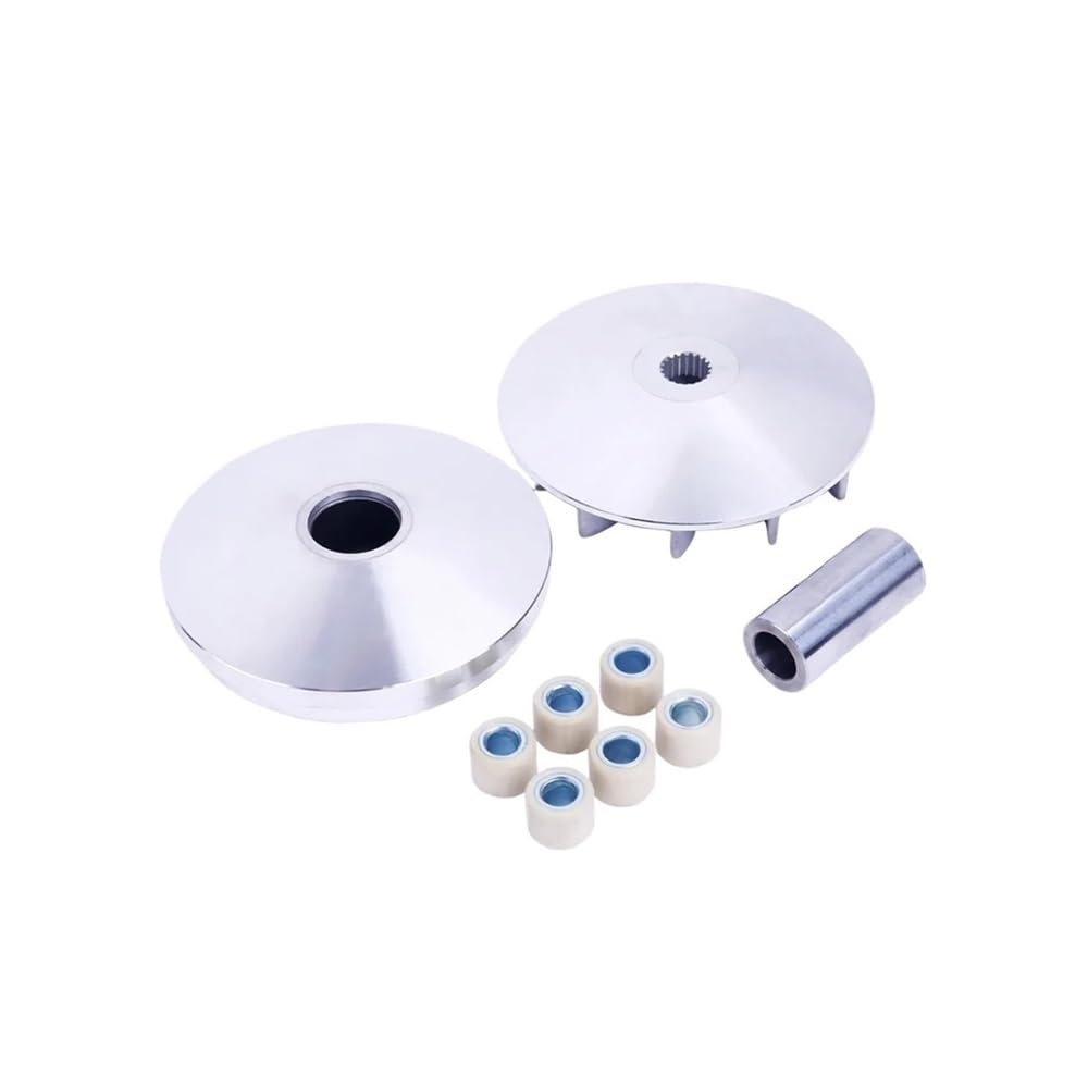 Kit de transmisión de Motocicleta con polea de transmisión de Embrague Delantero y contrapeso de Rodillo Compatible con GY6 125cc, 150cc, 157QMJ y 152QMI