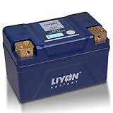 LIYON Lithium YTX9-BS/YTX7A-BS/YTZ10S-BS Motorcycle ATV Battery, 12v 4Ah LiFePO4...