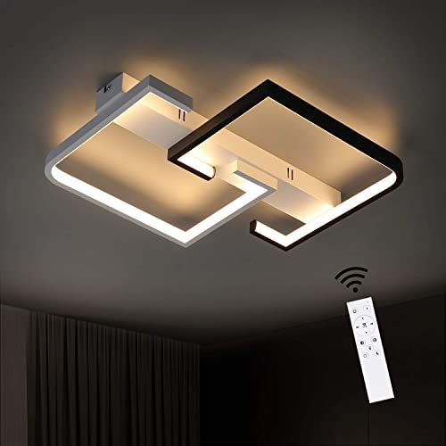 CBJKTX Deckenleuchte LED Deckenlampe dimmbar Moderne Wohnzimmerlampe...