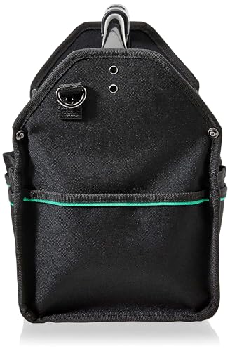 Image of Amazon Basics Tool Bag Organizer with LED Light, 30 Pockets, Adjustable Shoulder Straps, Portable, Black