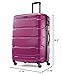 Samsonite Omni PC Hardside Expandable Luggage with Spinner Wheels, Radiant Pink, Checked-Medium 24-Inch