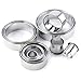 Tebery 14 Piece Stainless Steel Round Biscuit Cutter Set, Graduated Circle Pastry Cutters, Heavy Duty Plain Edge Pastry Cutter Set