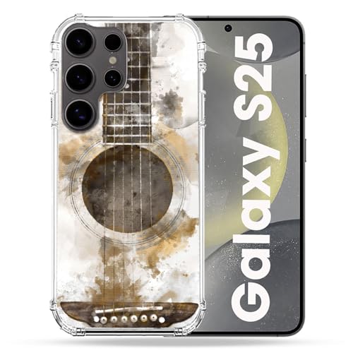 Coque Samsung S25 antichoc Cokitec Guitare pour éviter fissures