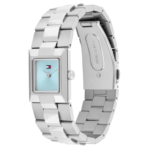 Image of Tommy Hilfiger Ivy Quartz Analog with Blue Dial Silver Stainless Steel Strap Watch for Women - TH1782797