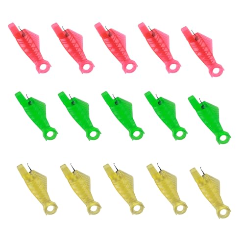 Enfile Aiguilles, 15 Pcs Plastique Enfile-Fil, Enfile Aiguille Machine à Coudre, Fish Mouth Sewing Machine Needle Threaders, Point de Croix Enfile-Aiguilles